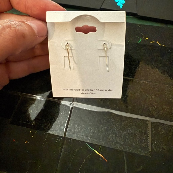 Elegant Blue Shoe Earrings - Picture 2 of 3